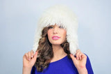 Alpaca Aviator Hat - White - Homunculus