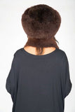Alpaca Russian Hat & Stole - Brown - Homunculus