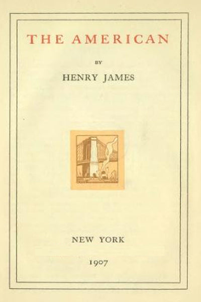 "The American" by Henry James (Pdf Edition) - Preview Available - Homunculus