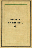 "Growth of the Soil" by Knut Hamsun (Kindle Edition) - Preview Available - Homunculus