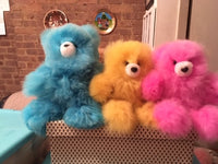Alpaca Stuffed Animals - Blue Teddy Bear - Homunculus