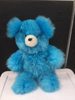 Alpaca Stuffed Animals - Blue Teddy Bear - Homunculus