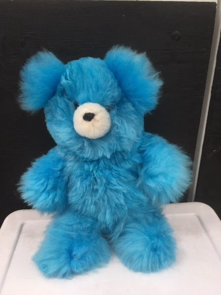 Alpaca Stuffed Animals - Blue Teddy Bear - Homunculus